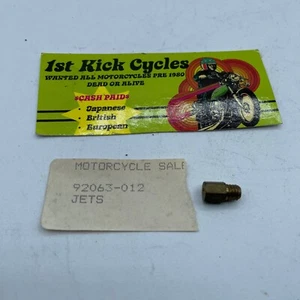 NOS Kawasaki 92063-012 Main Jet #110 Intruder Invader Snowmobile Snow OEM - Picture 1 of 1