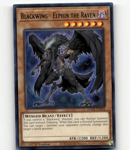 Yugioh Blackwing - Elphin the Raven Maze of Memories Rare - Picture 1 of 1