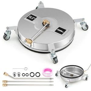 16.5" Pressure Washer Surface Cleaner Stainless Steel Surface Cleaner Attachment - Picture 1 of 10