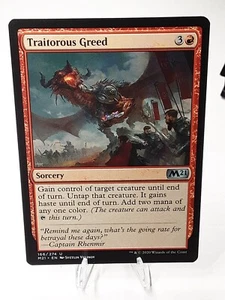MTG - M21 - Traitorous Greed (166/274) - Picture 1 of 2