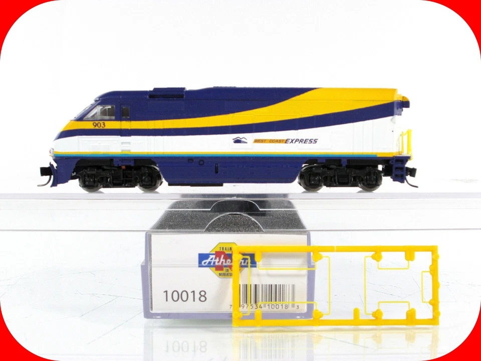 N Scale ***WEST COAST EXPRESS** F59PHI Locomotive #903, ATHEARN 10018, DCC Ready - Image 1 of 4