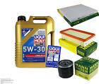 Inspektionskit Filter Liqui Moly Öl 5L 5W-30 Für Kia Rio Ii Jb 1.4 16V 1.6 Cvvt