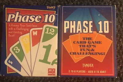 Lote de Juegos Fase 10: Juego de Cartas Fase 10 Usado + Juego de Cartas Fase 10 De Colección Foto 1 de 2