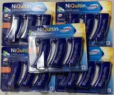 NiQuitin Minis Mint Lozenges 4mg -5 Packs 60 Lozenges✖️5 = 300 Lozenges