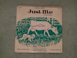1970 33 1/3 7" Record Scholastic CC 0667 " Just Me" by Marie Hall Ets Excellent - Picture 1 of 4