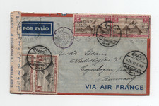 EGYPT 3/3/1940 VERY NICE CENSOR SHIP/AIR MAIL COVER TO DANEMARK