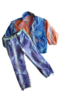 Lot Oxbow Vintage Veste Bugaboo Imprimé Taille M et Pantalon White Fox Taille L - Imagen 1 de 18