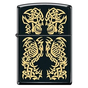 Zippo Lighter Skull Body Black Matte Limited Edition RARE Collectible - Picture 1 of 12