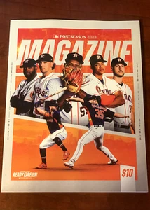 HOUSTON ASTROS 2023 POSTSEASON OFFICIAL MAGAZINE Altuve, Verlander Program MLB - Picture 1 of 1