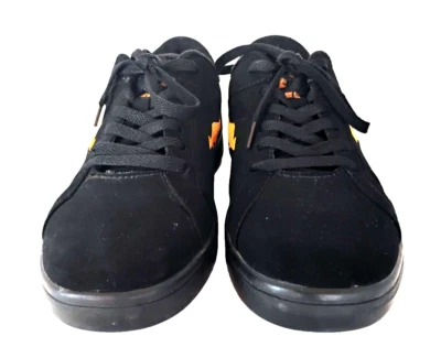 Кенгуру - женский размер 8,5 - черный с вышитым золотом кенгуру - замшевые туфли - Изображение 1 из 4