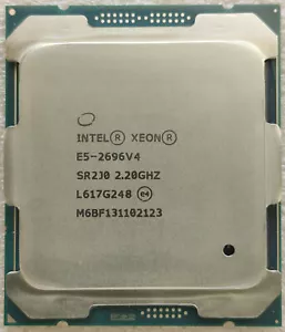 Intel Xeon e5-2696 v4 CPU processor OEM 2.2ghz 22c 44t lga2011-3 sr2j0 cpu - Picture 1 of 2