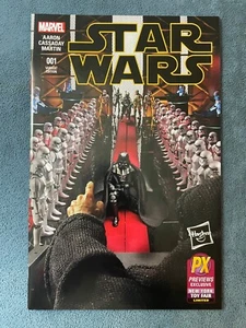 Star Wars #1 PX New York Toy Fair Variant Marvel 2015 Darth Vader Cover VF/NM - Picture 1 of 3