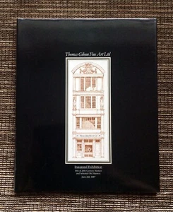 RARE 1987 Inaugural Exhibition 19th & 20th Century Masters: Thomas Gibson Art - Imagen 1 de 9
