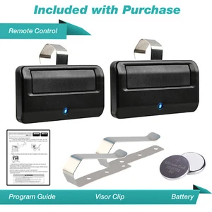 2 For Chamberlain 950ESTD 891LM Garage Door Opener Remote Security+ 2.0 MyQ Blk - Picture 1 of 5