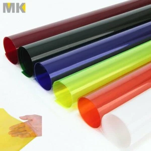 Papel de filtro de color geles de efecto de luz profesional para video estudio faro rojo 40x50 cm - Imagen 1 de 19