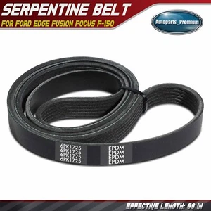 68 in Serpentine Belt for Ford Edge 2015-2023 Fusion Focus F-150 Chevrolet Isuzu - Picture 1 of 11