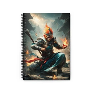 Fantasy Krieger Spiral Notizbuch - Ideal für Journaling, Schule, Geschenke, Kunst [...] - Bild 1 von 6