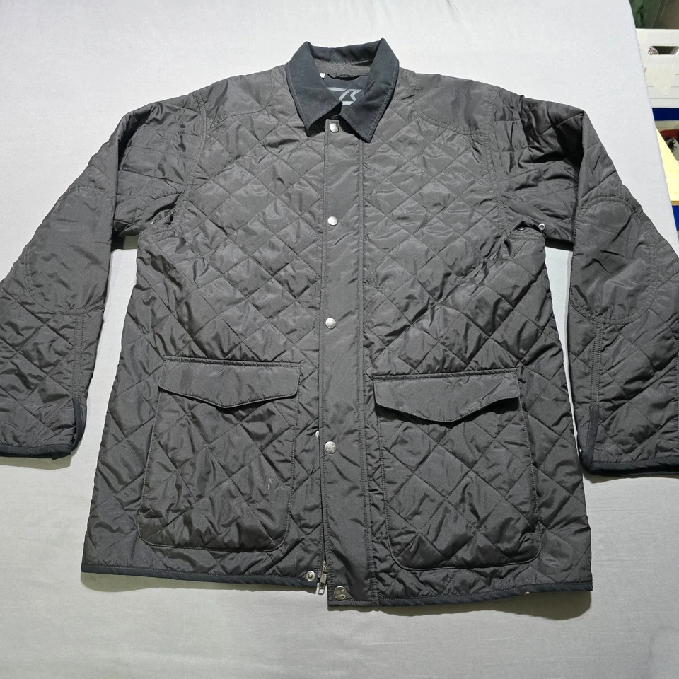 Chaqueta acolchada de golf Cutter & Buck exterior poliéster negra para hombre XL cremallera a presión Foto 1 de 4