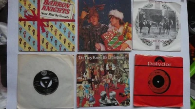 6 Christmas 45s #2: Merry Xmas everybody : Last Christmas : Mary's boy child - Image 1 of 4