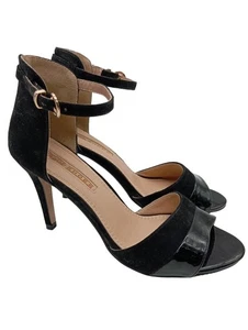 BUFFALO Sandalias de tacón de tiras Mujeres Sandalias de tacón Talla EU 39 negro - Imagen 1 de 5