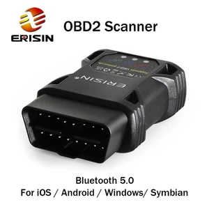 Strumento scanner diagnostico coppia auto OBD2 lettore OBDII Android iOS Bluetooth 5.0 - Foto 1 di 10