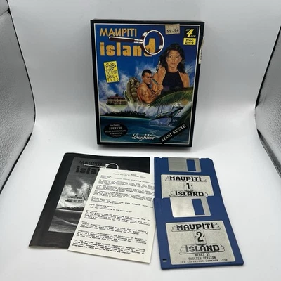 Juego Atari ST - MAUPITI ISLAND VERSIÓN INGLESA TOTALMENTE COMPLETO - CAJA GRANDE RARO Foto 1 de 4