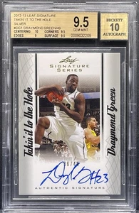 2012 Leaf Signature Series Draymond Green SILVER Rookie AUTO RC /49 BGS 9.5 - Picture 1 of 2