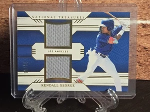 2024 Panini National Treasures Kendall George Dual Relic /99 - Picture 1 of 2