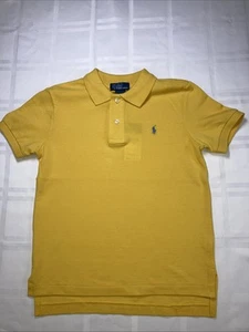 Polo Ralph Lauren Shirt Boys Size 6 New With Tags Yellow Collared Polo Shirt - Picture 1 of 15