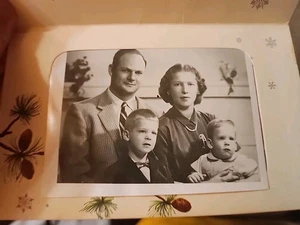 BROOKS TORREY & SCOTT CHRISTMAS CARD FAMILY REAL ESTATE COMPANY AS KIDS 1950s - Picture 1 of 8