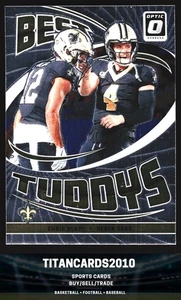 Chris Olave/ Derek Carr 2024 Donruss Optic Best Tuddys New Orleans Saints #17 - Picture 1 of 2