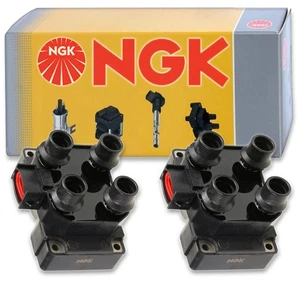 2 pcs NGK Ignition Coil for 1997-1999 Ford E-150 Econoline 4.6L V8 - Spark ua - Picture 1 of 5