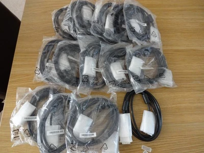 15 x Dell 5K05405501HT DVI-D Male/DVI-D Male Single Link Monitor Cables - Image 1 of 3