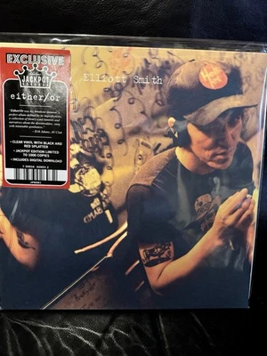 Elliott Smith either/or Clear Vinyl W/ Red And Black Splatter Limited To 1000 - Image 1 of 3