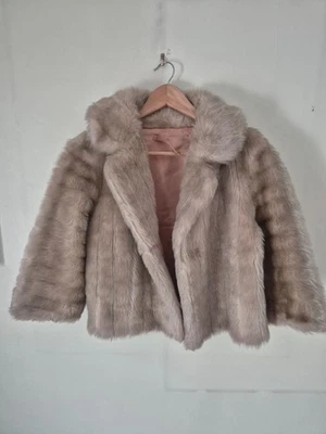 Vintage Dunbar "Luxury Mini Barmink” Faux Mink Coat (1970s) - Image 1 of 4