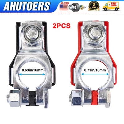 Car Battery Terminal Clamp Connectors Post Battery Terminal Release Disconnect - Image 1 of 4