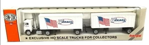 Con-Cor 0004-001026 HO Herpa Riteway Tractor with 27' Twin Trailers - Picture 1 of 1