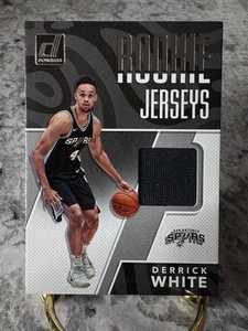 2017-18 Panini Donruss Derrick White Camisetas de Novato Camiseta Usada por el Jugador #RJ-DW1 - Imagen 1 de 2