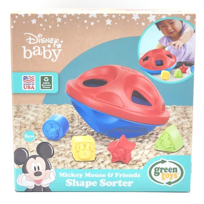 Disney Store Mickey Mouse & Friends classificador de formas para bebê novo na caixa - Imagem 1 de 4