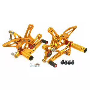 GP Shift Rearsets Complete Kit Kawasaki Ninja ZX10R 2016-2018 rear set foot pegs - Picture 1 of 8