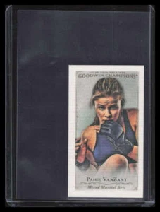 2016 Upper Deck Goodwin Champions Mini Canvas Blank Back 74 Paige VanZant - Picture 1 of 2