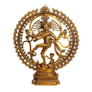 Natraj Murti | Om Nataraja |Shiva Natraj | Realizzato in ottone altezza 2 piedi - Picture 1 of 4
