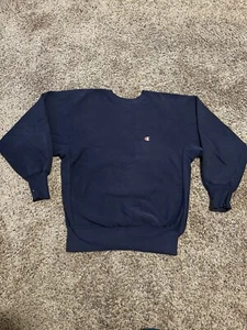Vintage Champion Reverse Weave Crew Neck - 80’s / 90’s Made In USA - Blank - L - Picture 1 of 11