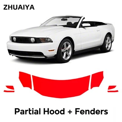 Hood Precut PPF Paint Protection Film For Ford Mustang GT 2010-2012 - Image 1 of 4