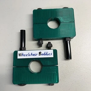 3D printed WHEELCHAIR BUDDIES WB1 Clamps Attachment for Handcycle - Picture 1 of 8