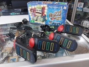 Sony PlayStation PS2 BUZZ Quiz Game Controllers USB Wires SCEH-0005 in Box - Bild 1 von 17