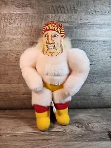 Peluche vintage 1991 WWF Wrestler Hulk Hogan Python Power 11" WWE Wrestling - Foto 1 di 5