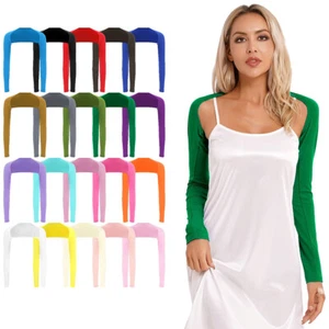 Cardigan donna manica lunga crop top camicie morbide scialle sportivo elegante casual - Foto 1 di 184