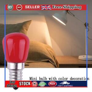 E14 Light Bulb 3W 220V LED Decorative Light Fridge Lamp (Red)