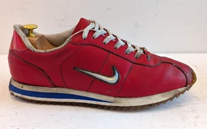 Nike Leather Cortez '02 University Red Jewel Swoosh - UK 11 EUR 46 - Picture 1 of 12